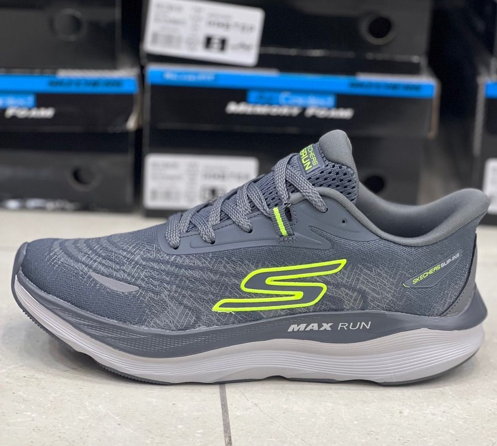 کتونی مسترکوالیتی اسکیچرز مکس ران/سایز 40 الی 45/ساخت ویتنام/Skechers Max Run/ضمانت کالا/فروش تک و عمده