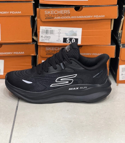 کتونی مسترکوالیتی اسکیچرز مکس ران/سایز 40 الی 45/ساخت ویتنام/Skechers Max Run/ضمانت کالا/فروش تک و عمده