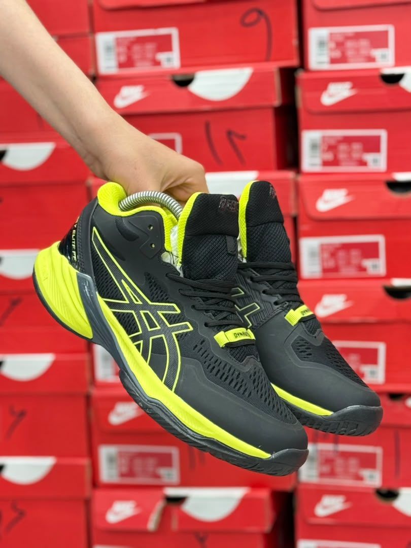 کتونی والیبال اسیکس اسکای الیت FF 2 مسترکوالیتی/سایز ۴۰ الی ۴۵/ساخت ویتنام/ASICS Sky Elite FF 2/ضمانت کالا/فروش تک و عمده