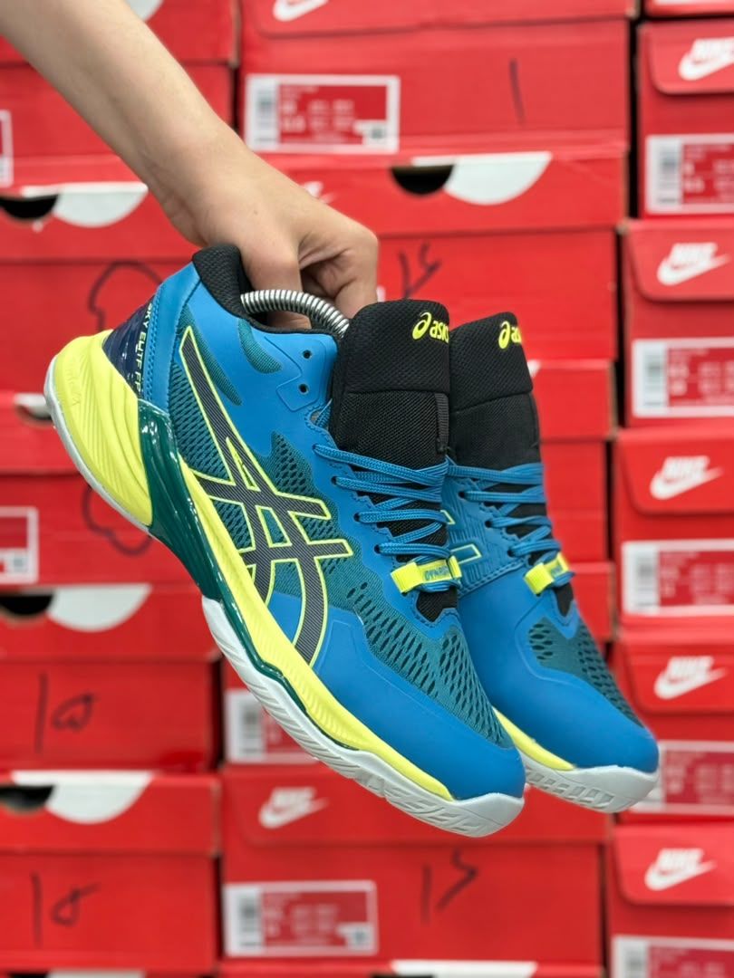 کتونی والیبال اسیکس اسکای الیت FF 2 مسترکوالیتی/سایز ۴۰ الی ۴۵/ساخت ویتنام/ASICS Sky Elite FF 2/ضمانت کالا/فروش تک و عمده
