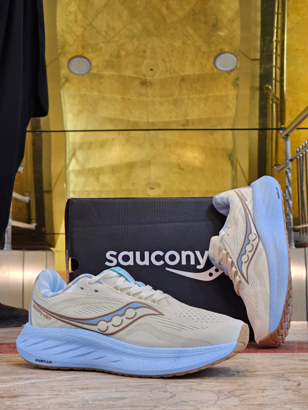 کتونی رانینگ و پیاده روی ساکونی راید ۱۸ مسترکوالیتی /سایز 40 الی 45 /ساخت ویتنام /Saucony Ride 18/ضمانت کیفیت کالا / فروش تک و عمده