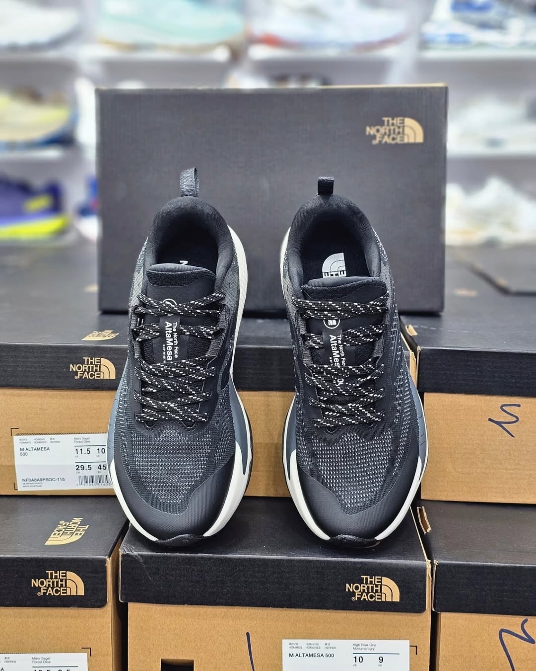 کتونی ویتنامی نورث فیس .( مشکی )وارداتی ویتنام سایز ۴۰ تا ۴۵ . north face Altamesa 500