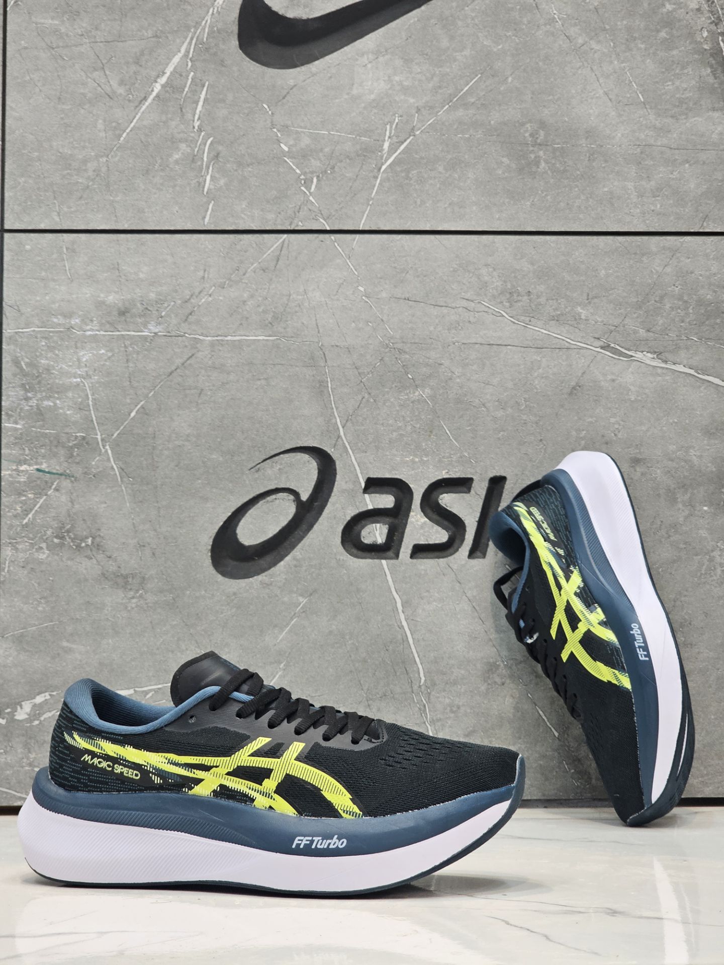 کتونی رانینگ اسیکس مجیک اسپید مسترکوالیتی /سایز ۴۰ الی ۴۵ /ساخت ویتنام /ASICS MAGIC SPEED /ضمانت کالا/فروش تک و عمده
