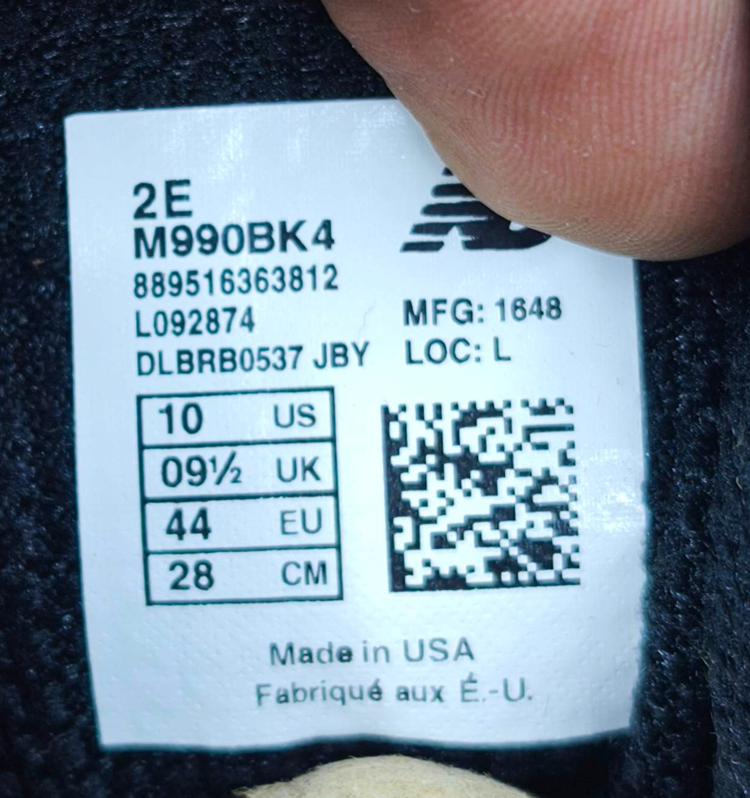 کتونی مسترکوالیتی نیوبالانس 990/سایز 40 الی 45/ساخت ویتنام/New Balance 990/ضمانت اصالت کالا