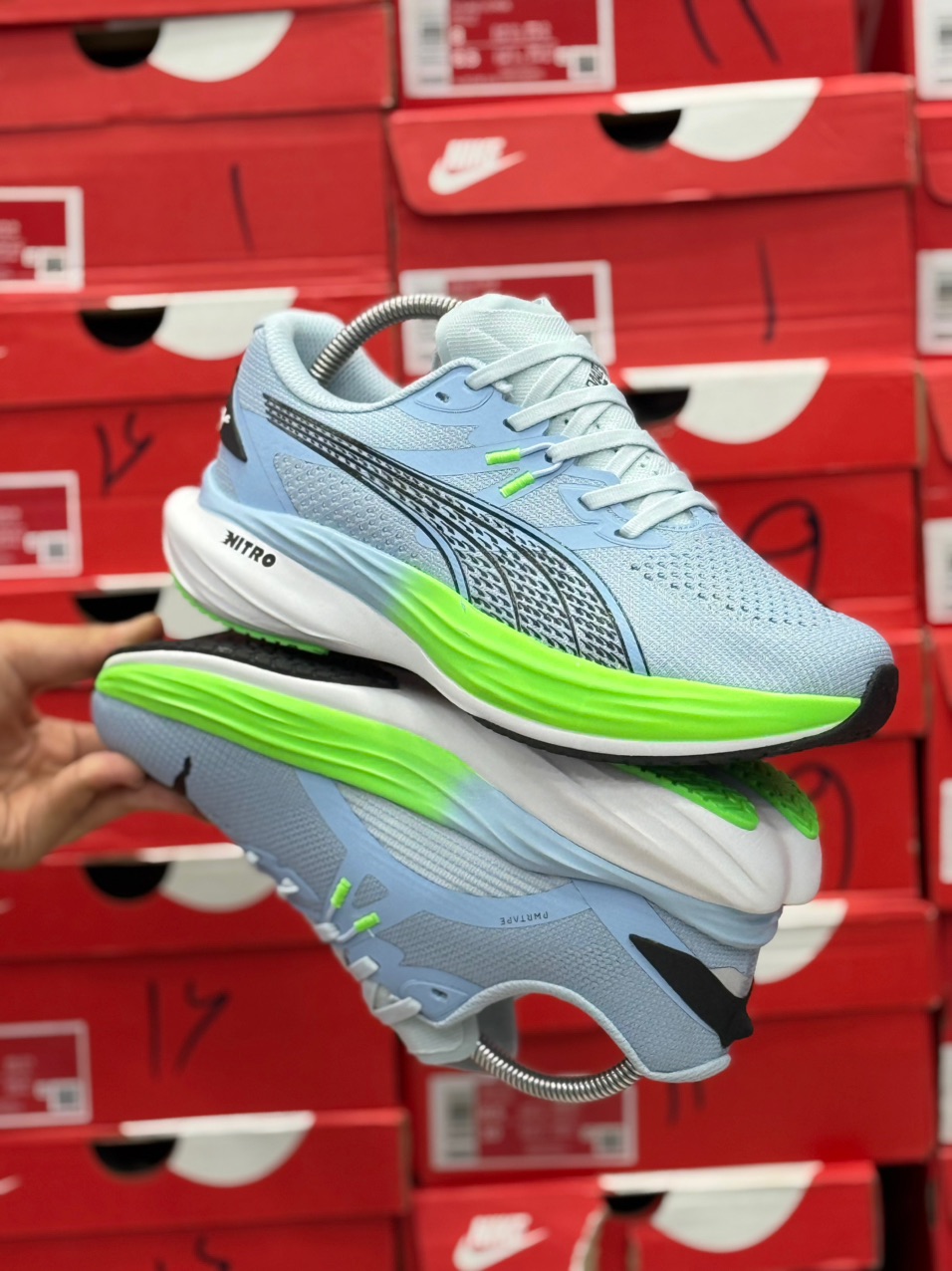 کتونی مسترکوالیتی پوما نیترو/ساخت ویتنام/سایز ۴۰ الی ۴۵/Puma ForeverRun NITRO/ضمانت کالا/فروش تک و عمده
