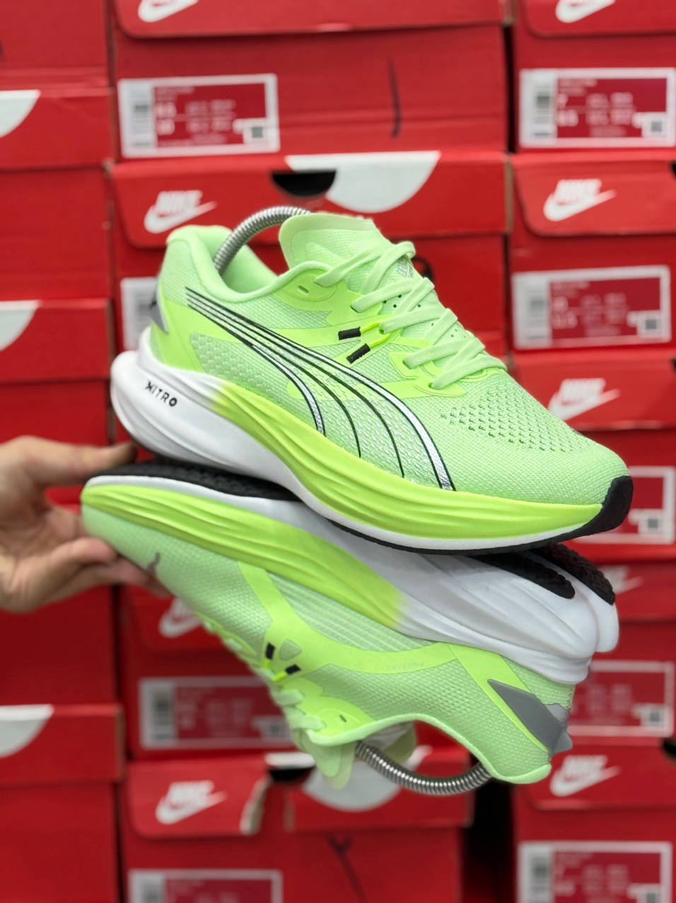 کتونی مسترکوالیتی پوما نیترو/ساخت ویتنام/سایز ۴۰ الی ۴۵/Puma ForeverRun NITRO/ضمانت کالا/فروش تک و عمده