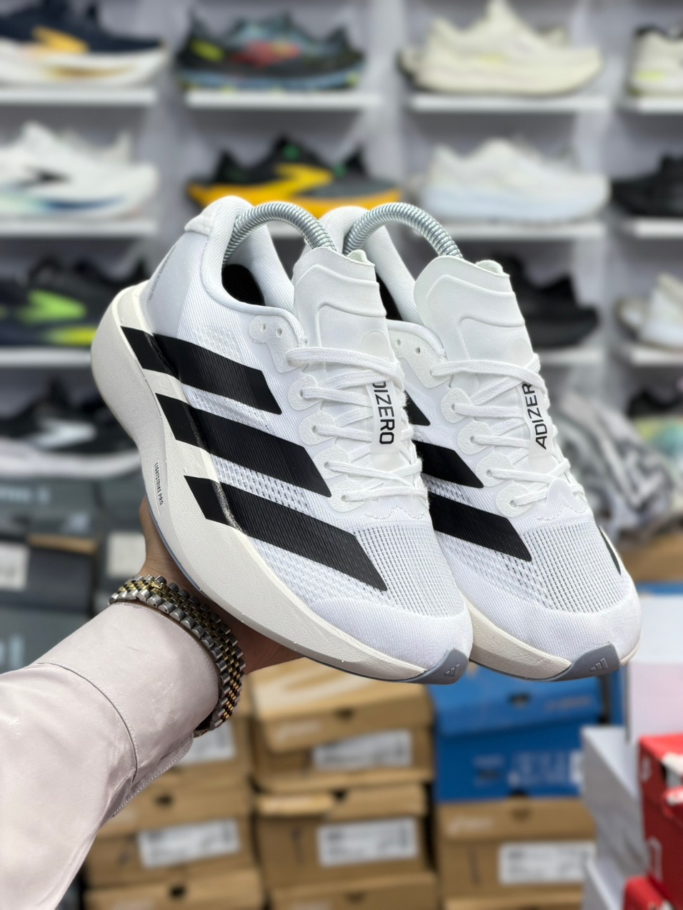 کتونی آدیداس آدی زیرو پرو 4 مسترکوالیتی/سایز ۴۰ الی ۴۵/ساخت ویتنام/Adidas Adizero Pro 4/ضمانت کالا/فروش تک و عمده