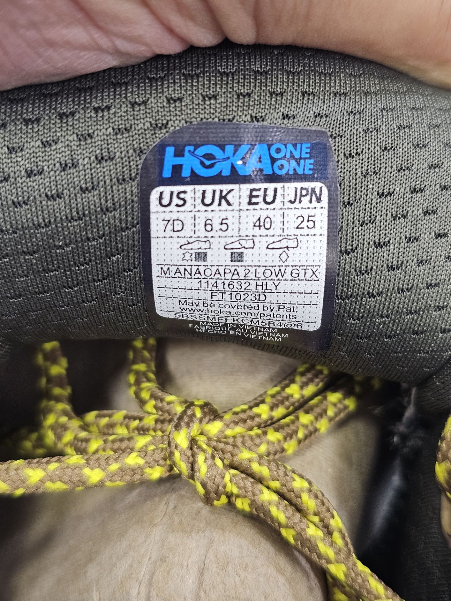 کتونی هوکا اناکاپا ۲ گورتکس مسترکوالیتی /سایز ۴۰ الی 45 /ساخت ویتنام /HOKA Anacapa 2 GORE-TEX /ضمانت کالا /فروش تک و عمده