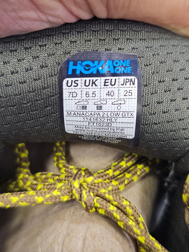 کتونی هوکا اناکاپا ۲ گورتکس مسترکوالیتی /سایز ۴۰ الی 45 /ساخت ویتنام /HOKA Anacapa 2 GORE-TEX /ضمانت کالا /فروش تک و عمده