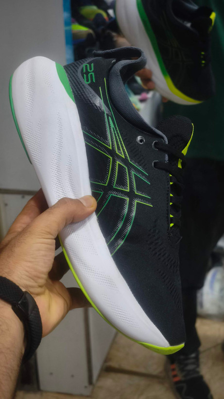 کتونی اسیکس ژل نیمباس ۲۵ مسترکوالیتی /سایز 40 الی 45 /ساخت ویتنام /ASICS Gel Nimbus 25 /ضمانت کالا /فروش تک و عمده