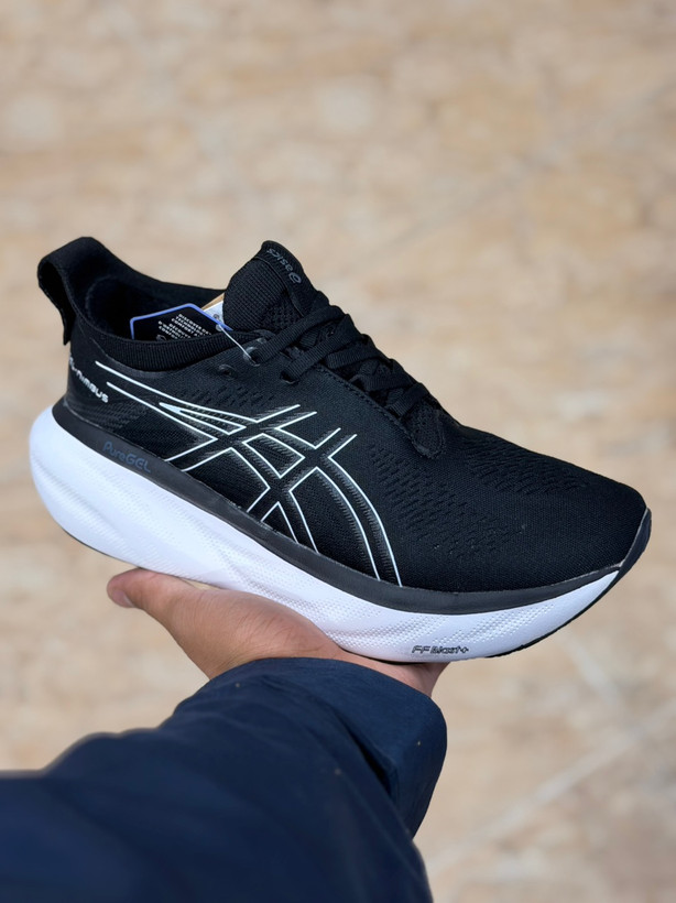 کتونی اسیکس ژل نیمباس ۲۵ مسترکوالیتی /سایز 40 الی 45 /ساخت ویتنام /ASICS Gel Nimbus 25 /ضمانت کالا /فروش تک و عمده