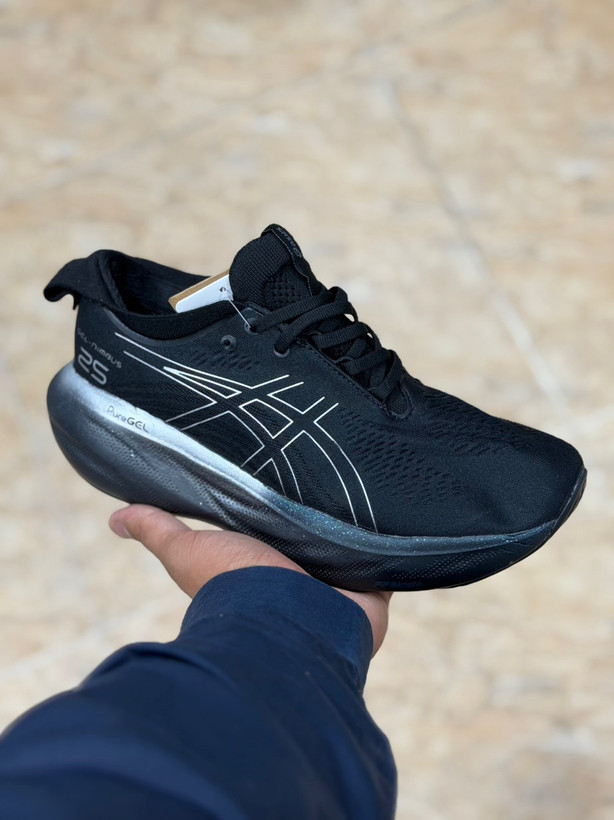 کتونی اسیکس ژل نیمباس ۲۵ مسترکوالیتی /سایز 40 الی 45 /ساخت ویتنام /ASICS Gel Nimbus 25 /ضمانت کالا /فروش تک و عمده