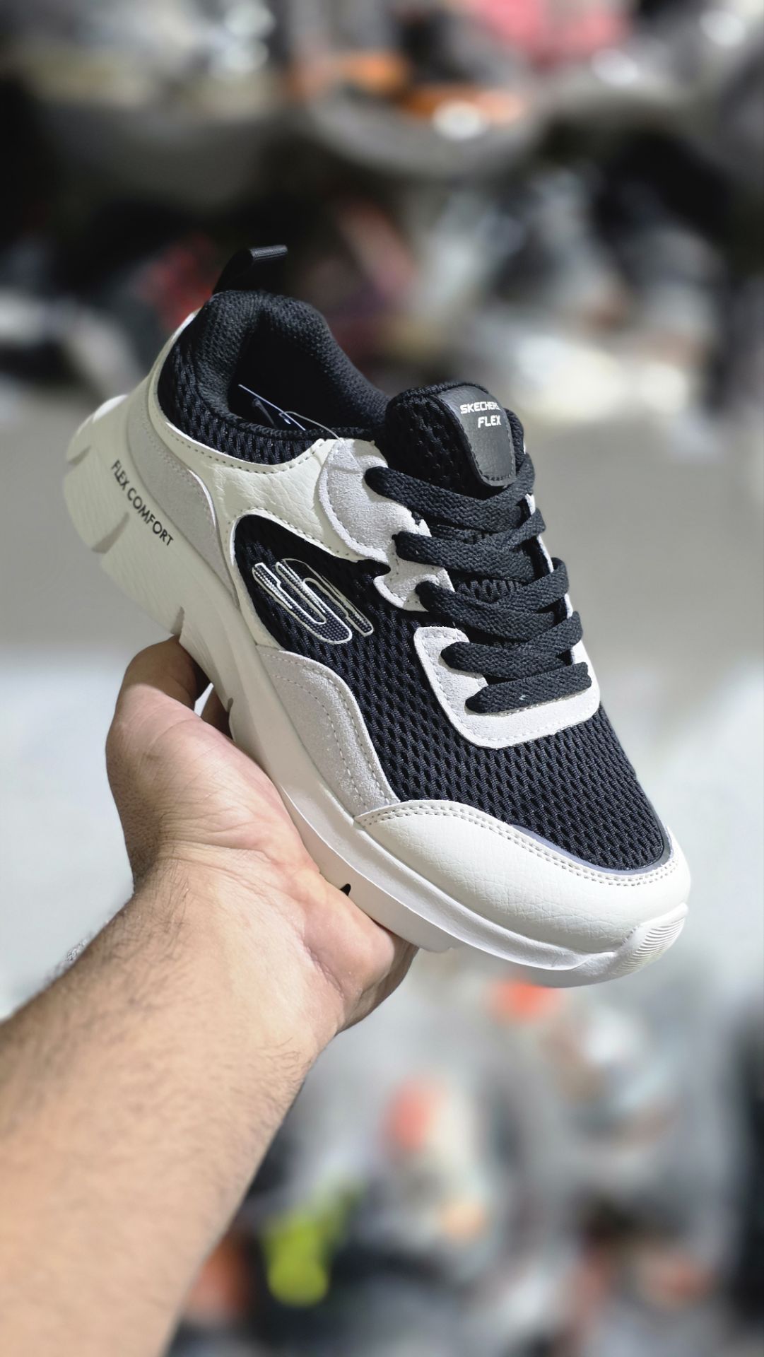 کتونی اسکیچرز فلکس کامفورت مسترکوالیتی/سایز 37/ساخت ویتنام/Skechers Flex Comfort/ضمانت کالا/فروش تک و عمده