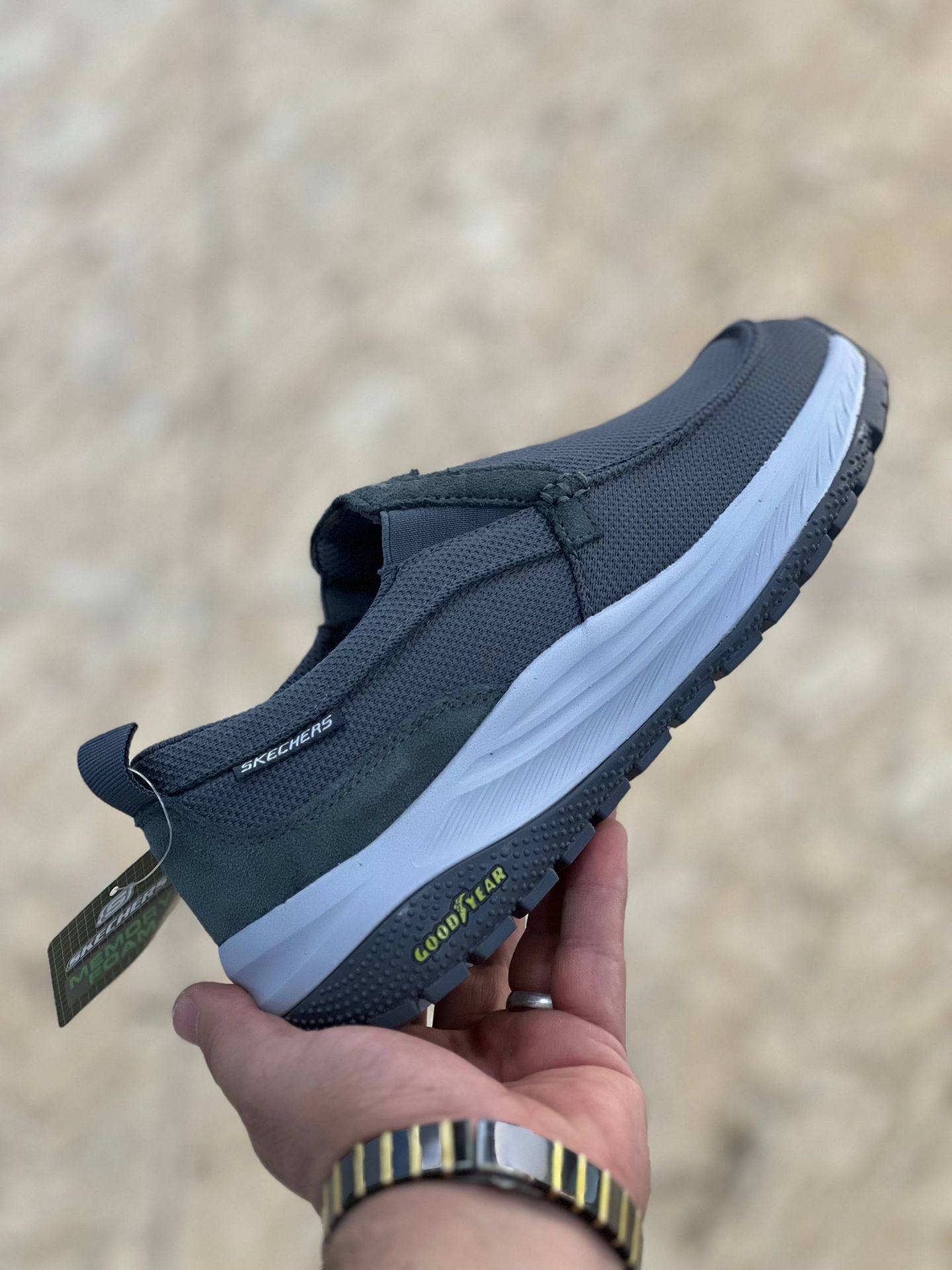 کتونی طبی اسکیچرز بدون بند/Skechers Slip Ins/سایز۴۰ الی ۴۵/ ساخت ویتنام/ضمانت کالا/فروش تک و عمده