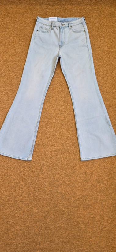 شلوار جین اورجینال بوت کات زنانه ابرند دنیم (DENIM) پاکستانی سایز ۳۸ تا ۴۸ قد ۱۰۵ رنگ آبی روشن