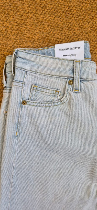 شلوار جین اورجینال بوت کات زنانه ابرند دنیم (DENIM) پاکستانی سایز ۳۸ تا ۴۸ قد ۱۰۵ رنگ آبی روشن