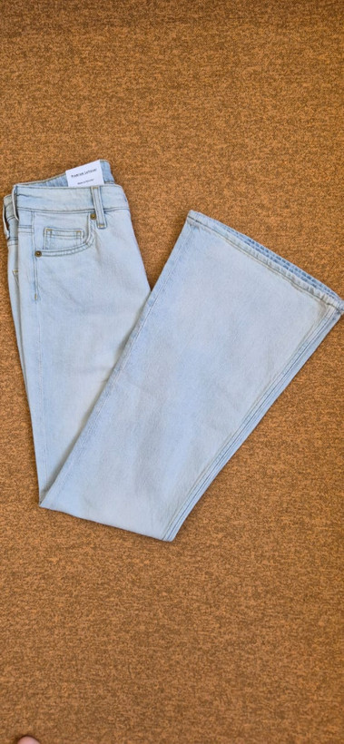 شلوار جین اورجینال بوت کات زنانه ابرند دنیم (DENIM) پاکستانی سایز ۳۸ تا ۴۸ قد ۱۰۵ رنگ آبی روشن