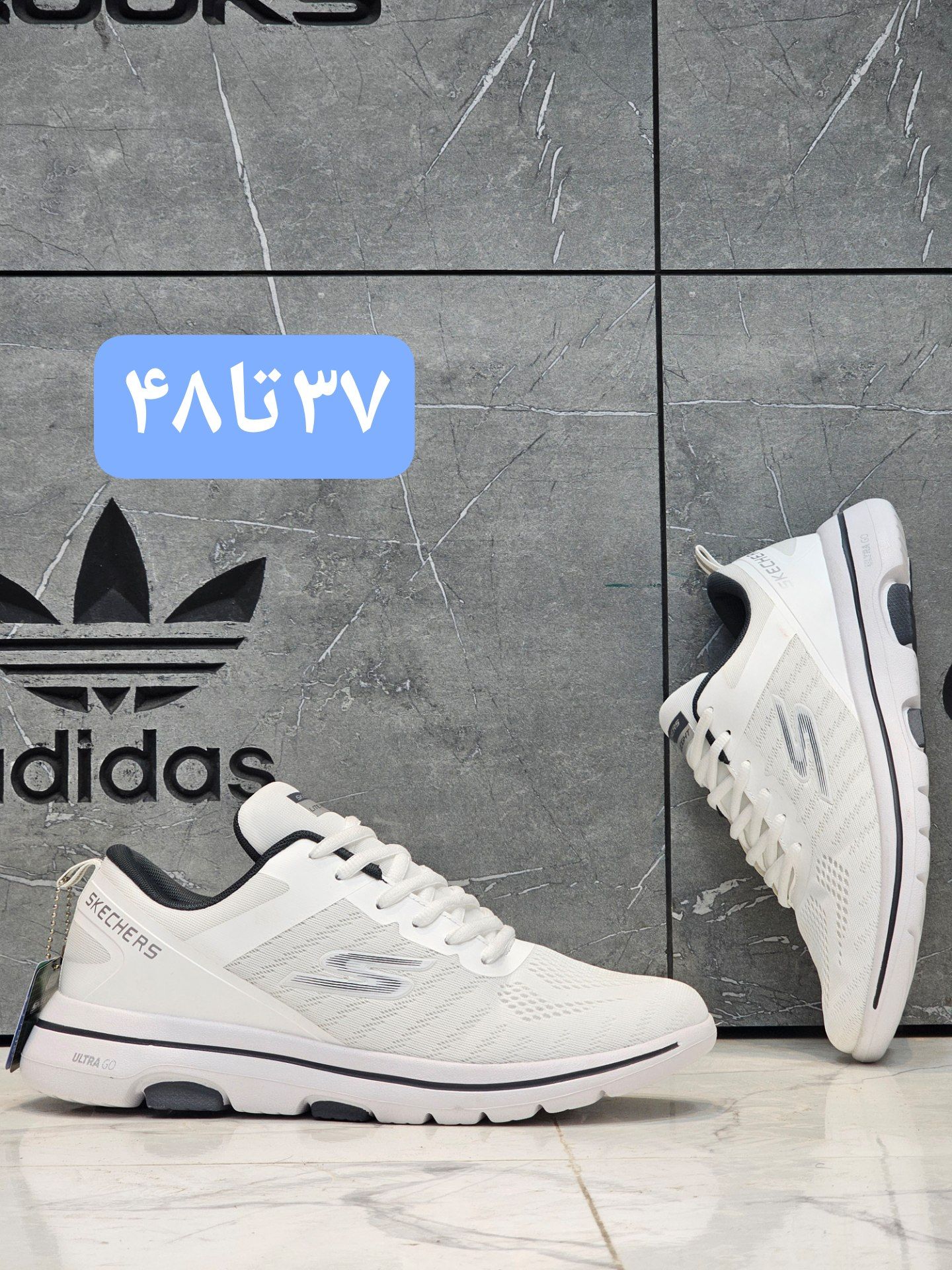کتونی سایز بزرگ اسکیچرز اولترا گو مسترکوالیتی /سایز ۳۷ الی ۴۸ /Skechers Ultra Go /ساخت ویتنام /ضمانت کالا /فروش تک و عمده
