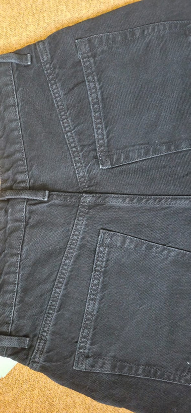 شلوار جین راسته مشکی زنانه پاکستان برند لی سایز ۴۲ قد استاندارد | Original Black Denim Pants